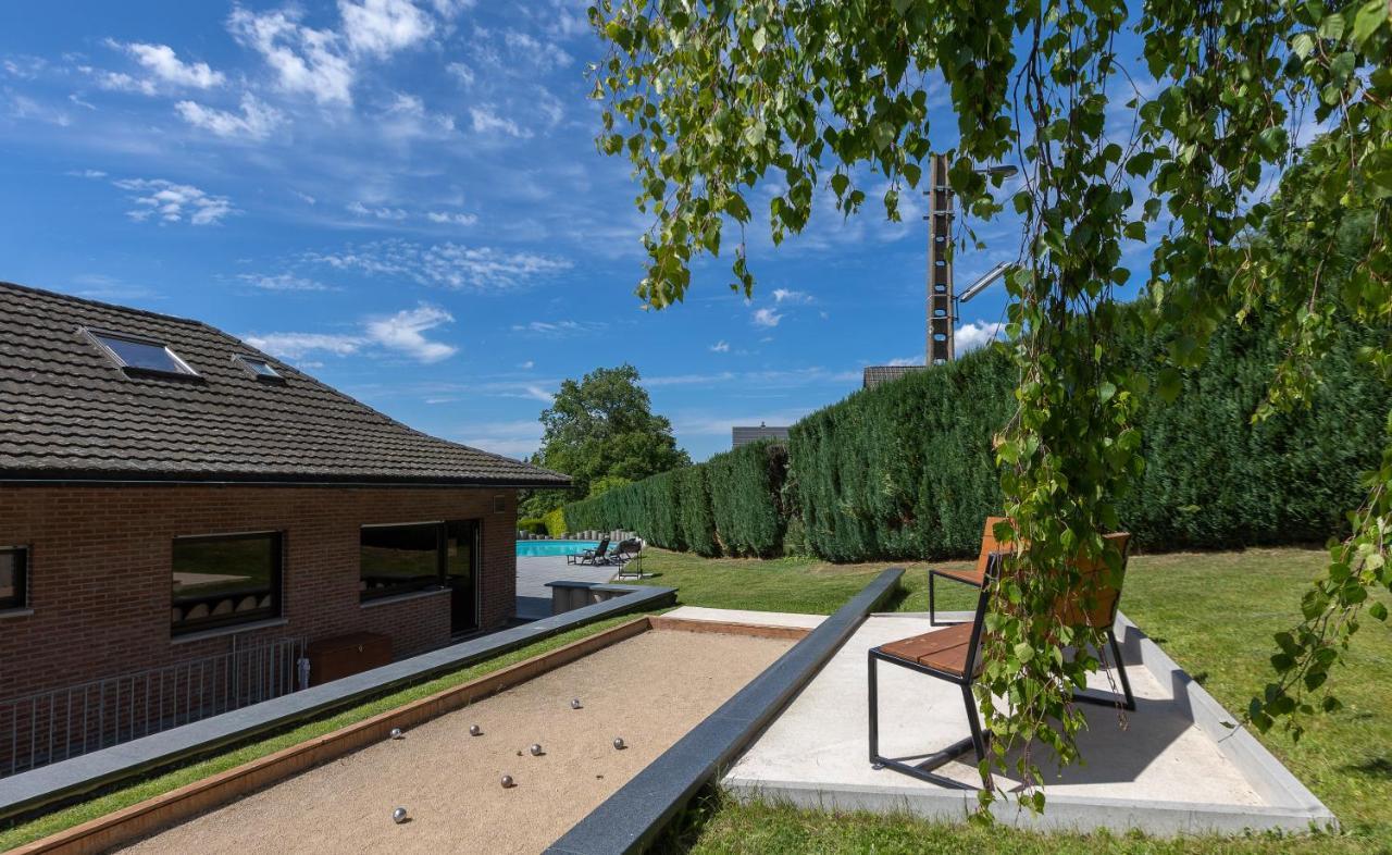Luxueuse Et Spacieuse Villa Avec Sauna Et Piscine 말메디 외부 사진